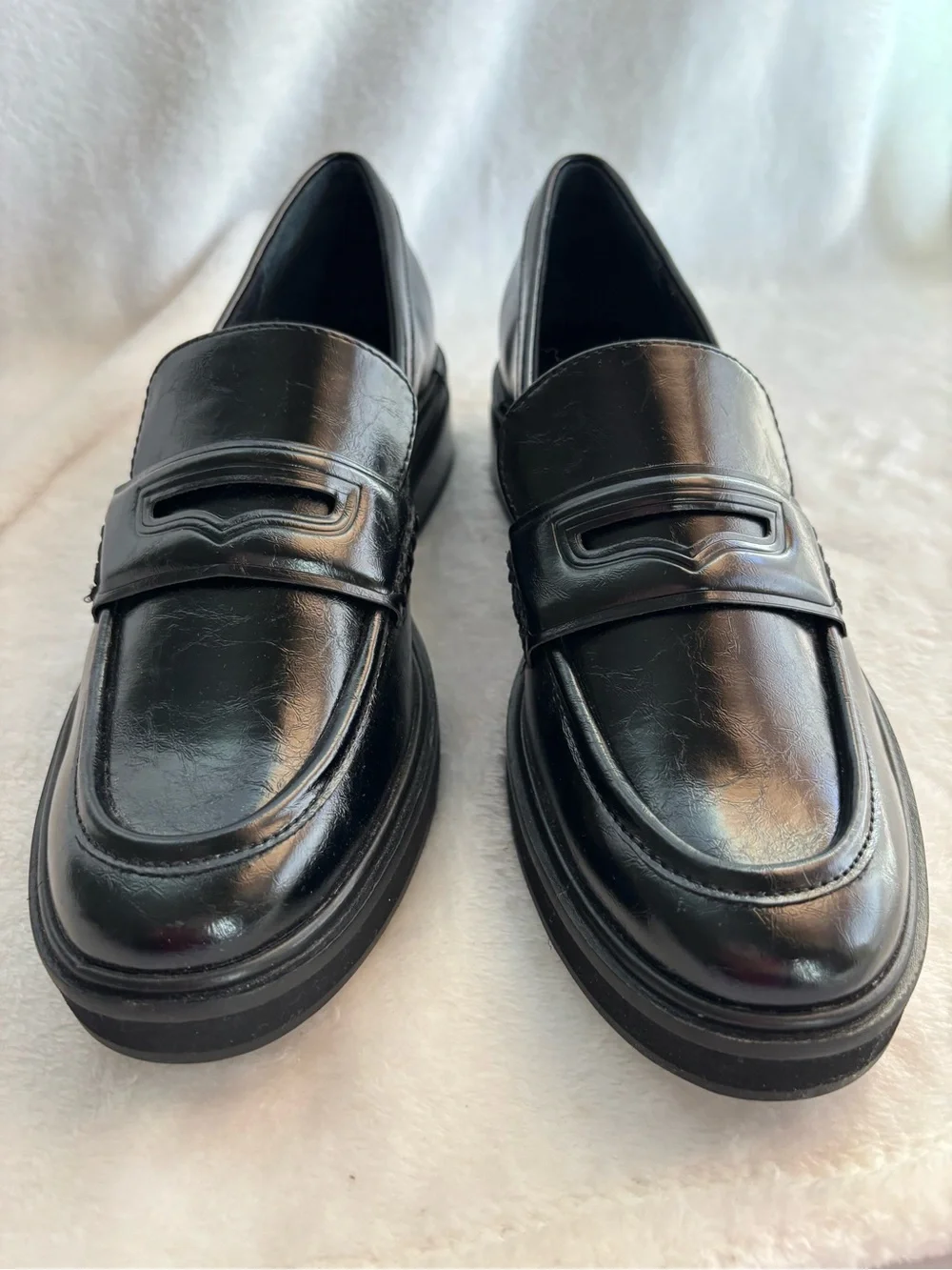 Open Edit Collier Penny Loafer (Women) Size 8.5 Black